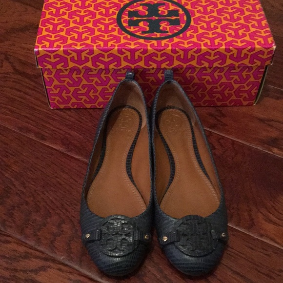 Tory Burch Shoes - Navy Tory ballet flats